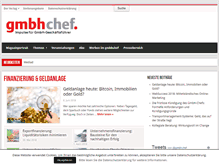 Tablet Screenshot of gmbhchef.de